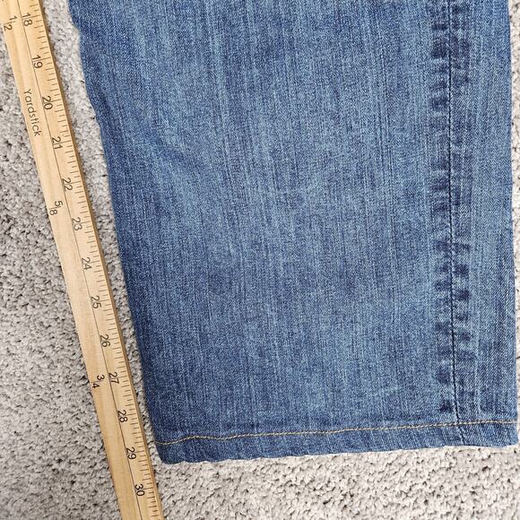 Dearborn Jeans Mens 30X29.5 (Tag 33) Blue Straight Leg Made In USA Denim Relaxed - Picture 8 of 10
